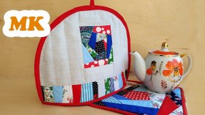 Грелка на чайник самым простым способом. Бесплатный мастер-класс