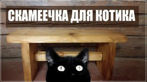 ЗАЧЕМ КОТУ СКАМЕЙКА? СКАМЕЙКА ИЗ СТАРЫХ ДОСОК СВОИМИ РУКАМИ ЗА НОЛЬ РУБЛЕЙ.