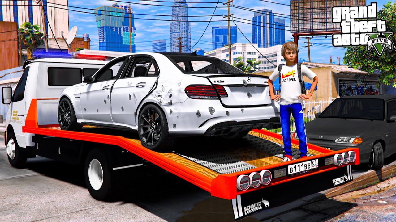 ОПЕРСКАЯ ЕЗДА В GTA 5 - НАШЁЛ НА СВАЛКЕ ЛЕГЕНДАРНУЮ ЕШКУ! ВОССТАНОВИЛ MERCEDES E63 AMG W212! ВОТЕР смотреть онлайн