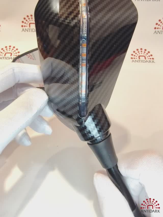 Зеркала на мотоциклы и скутера с  LED поворотниками