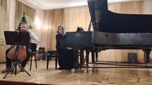 Борис Андрианов виолончель и Ася Соколова фортепьяно 23 декабря
( отрывок произведения)