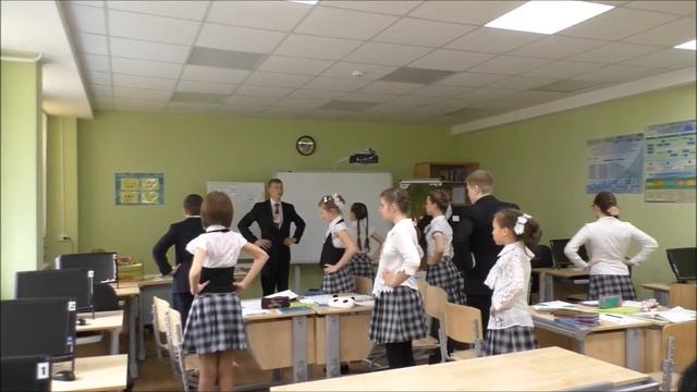 Видеозапись урока информатики Алгоритм с ветвлением учитель Глобенко А.М. смотреть онлайн