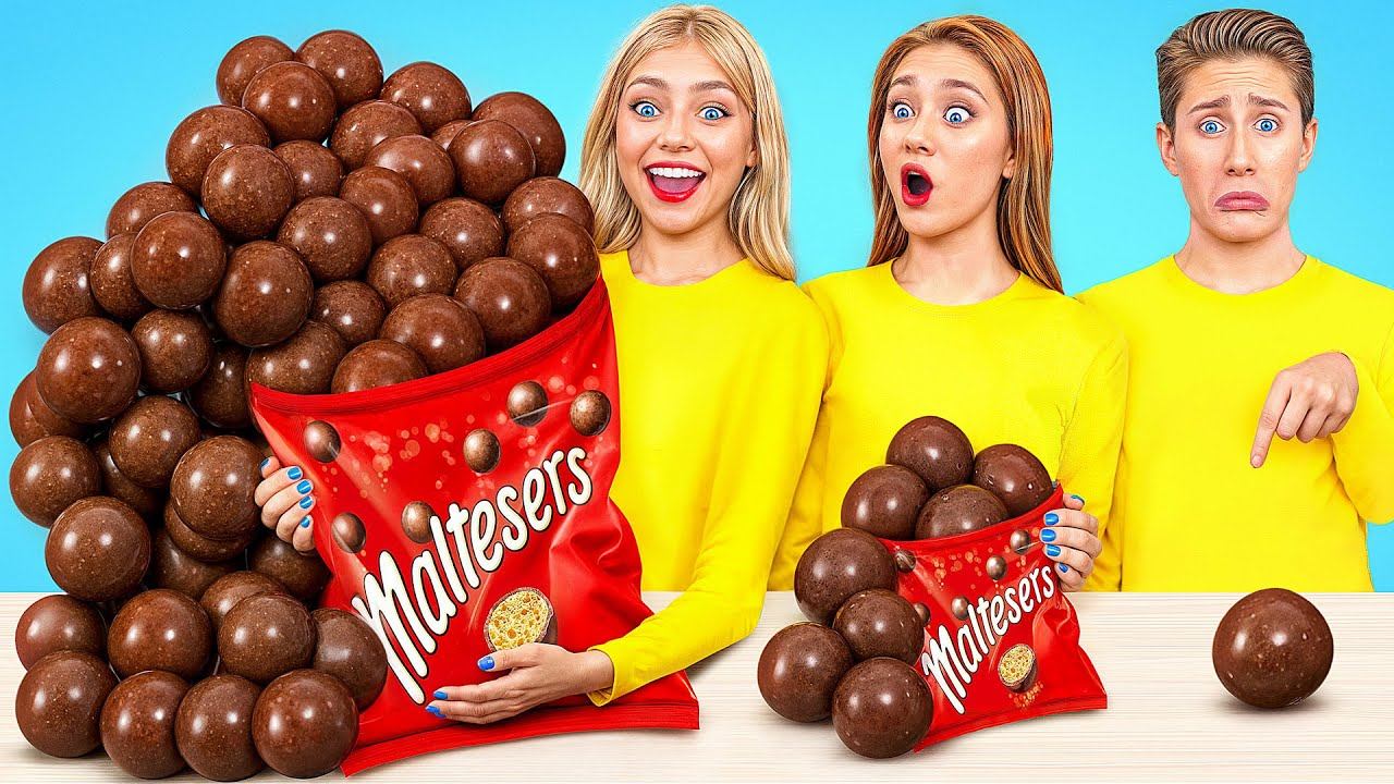 Большая, Средняя или Маленькая Тарелка Челлендж | Кухонные Лайфхаки и Рецепты от Multi DO Challenge смотреть онлайн