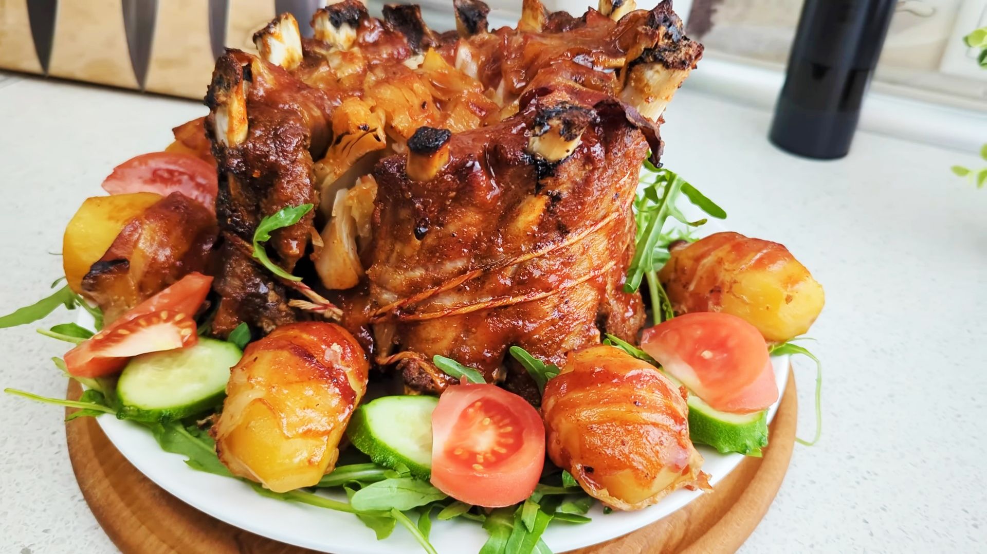 🎄 ЛУЧШЕЕ МЯСО на праздничный стол сочные СВИНЫЕ РЕБРА в духовке просто и быстро. Простой рецепт. смотреть онлайн