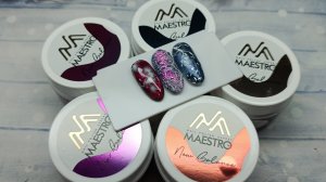 Новогодние новинки от Maestro 🔥Витражные гели для наращивания 💥