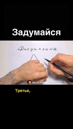 Дисциплина - твой ключ к достижению любых целей💯