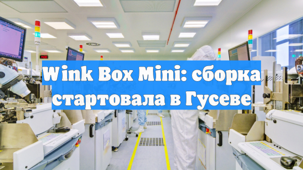 Wink Box Mini: сборка стартовала в Гусеве