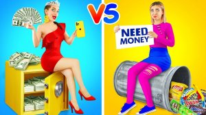 Богатая девушка vs бедная девушка на Рождество от Multi Do