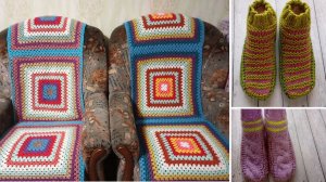 Накидушки крючком в подарок бабушке
