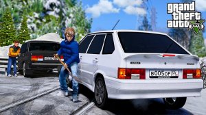 ОПЕРСКАЯ ЧЕТЫРКА НА ЛЕТНЕЙ РЕЗИНЕ! ПОЕЗДКА С ДРУГОМ К БАБУШКЕ В СЕЛО! ОПЕРСКАЯ ЕЗДА В GTA 5 ВОТЕР