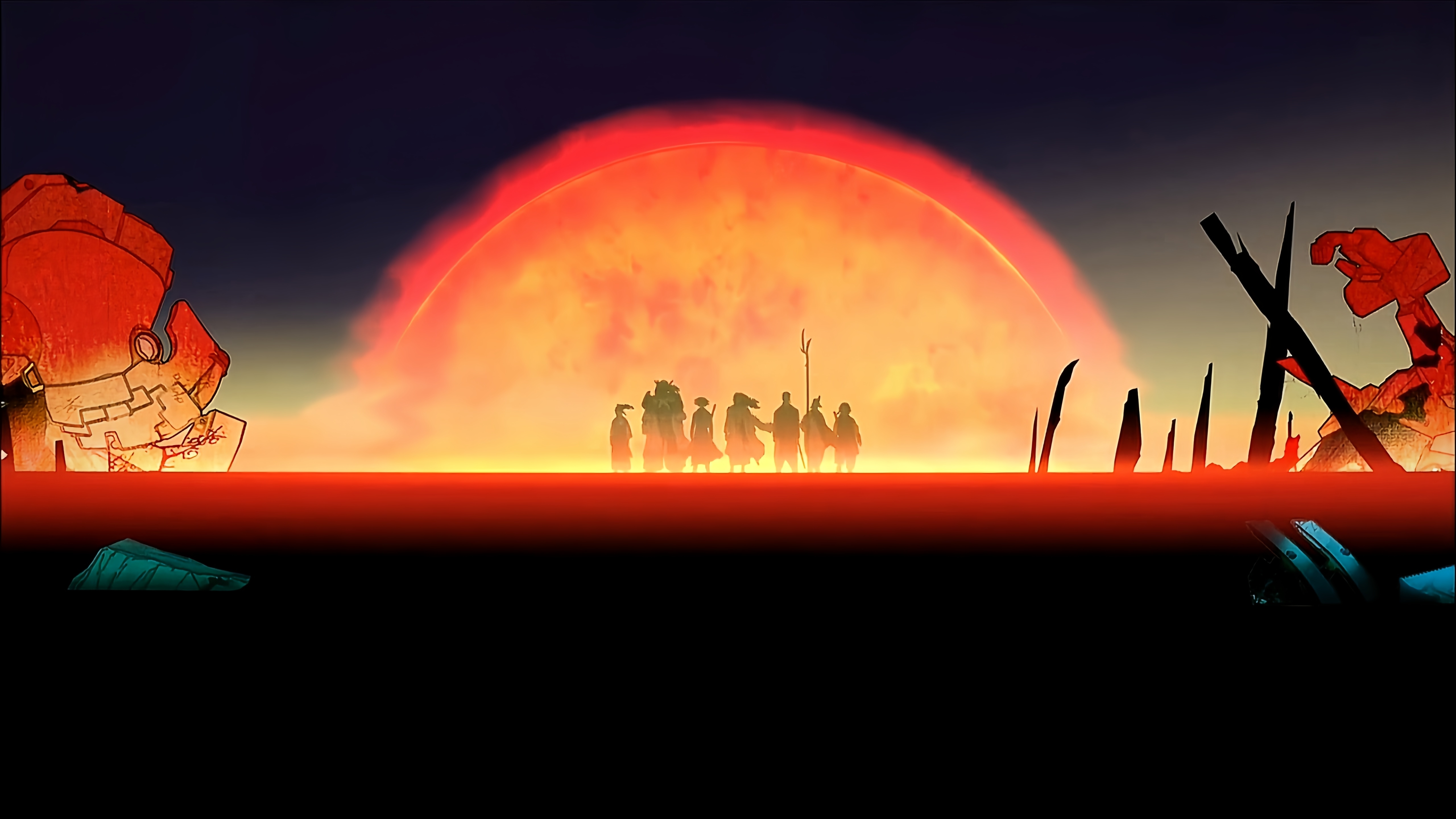 7 самураев - Эндинг 1 | 4k | 60FPS | Creditless | смотреть онлайн