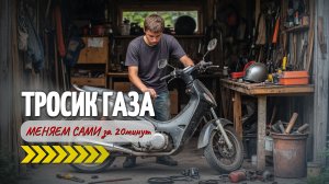 Тросик газа на скутере: полная замена от начала до конца 🛵🔧