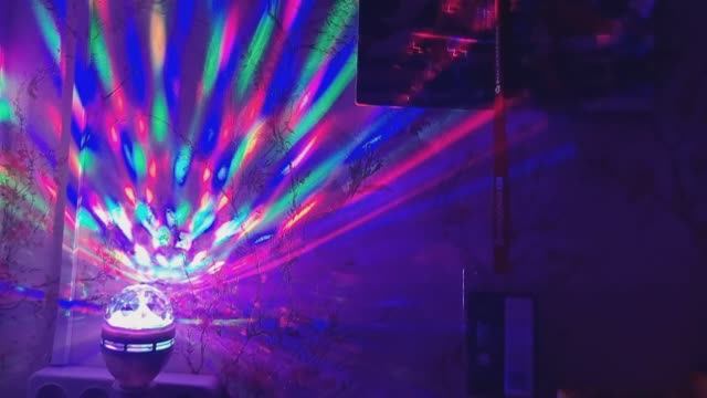 Диско-лампа (led) с цоколем Е27.