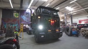 Купили новый Безкапотник, первая поездка на нём