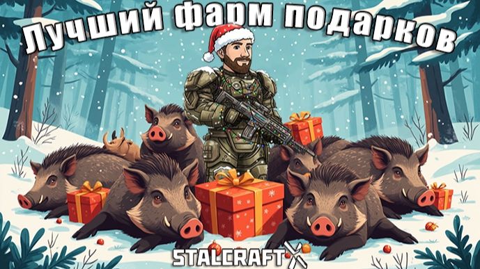 Лучший Фарм новогодних подарков в Stalcraft: X смотреть онлайн