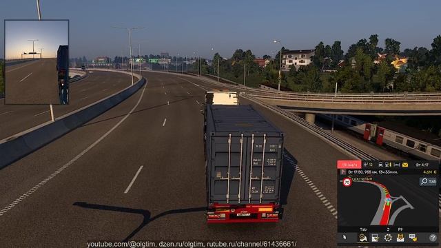 Euro Truck Simulator 2. #4. Одежда из Питера на запад по северу