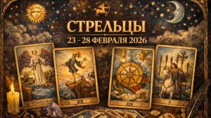 🔮 Таро-прогноз для Стрельцов с 23 по 28 февраля 2026 — итоги, ясность и новый вектор ✨