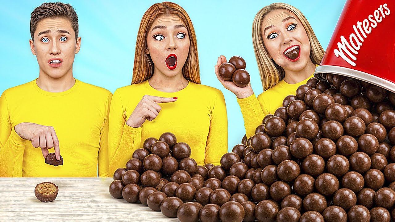 Большая, Средняя или Маленькая Тарелка Челлендж | Вкусные Кухонные Рецепты от Multi DO Challenge смотреть онлайн