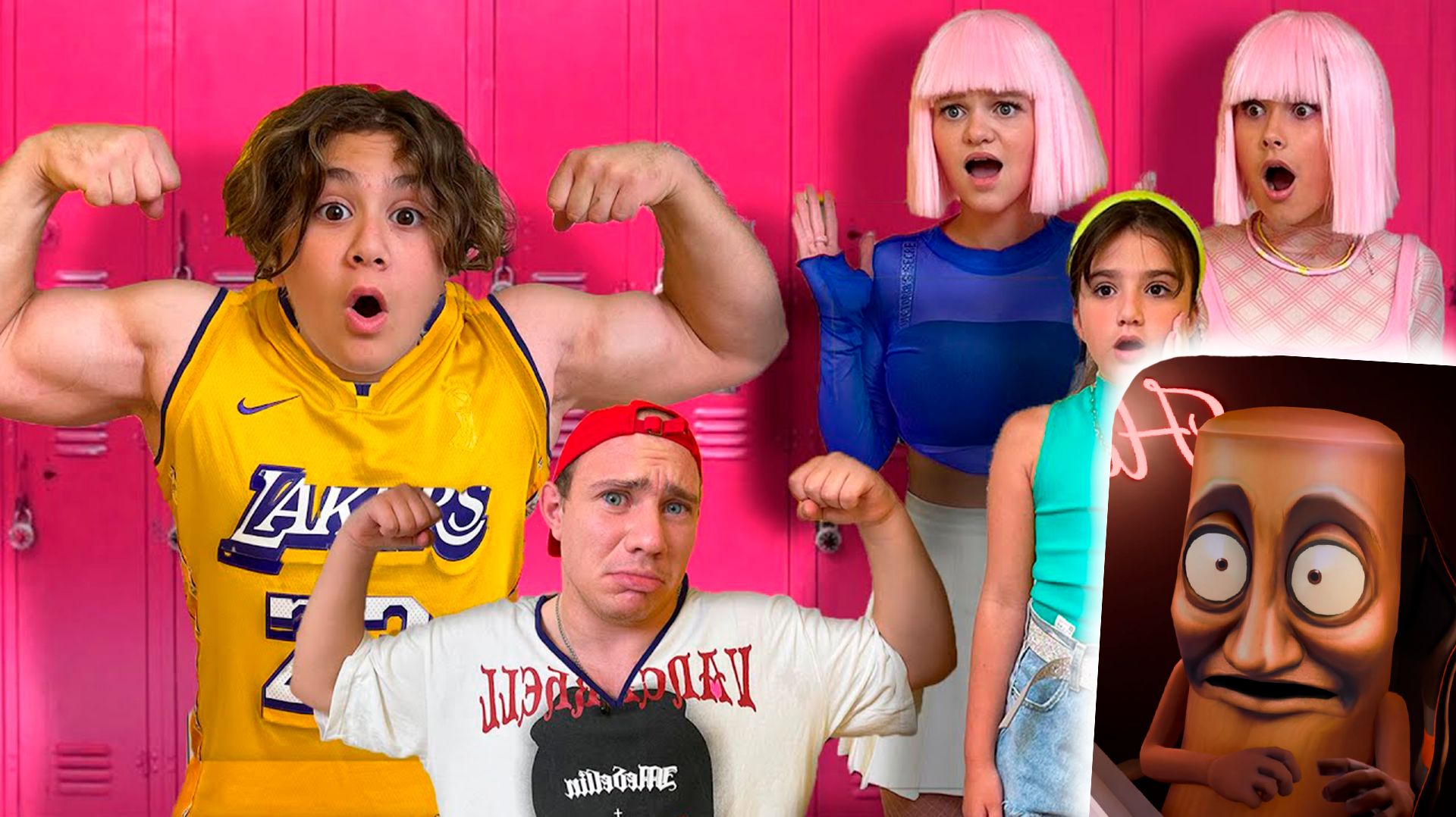 КАМИЛЬ И САМЫЙ СИЛЬНЫЙ ЧЕЛОВЕК ПОМЕНЯЛИСЬ ТЕЛАМИ! ДРУЗЬЯ В ШОКЕ смотреть онлайн