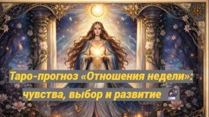 Таро-прогноз «Отношения недели»: чувства, выбор и развитие 🔮