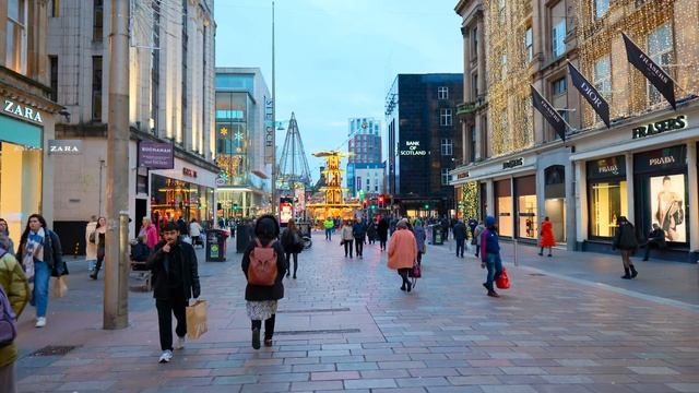 Почему Глазго чувствуется иначе прогулка по центру города 🏙️👀 смотреть онлайн