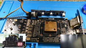 Прогар видеокарты INNO3D GTX 1070