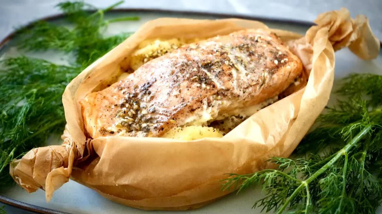 Делаю Лодочки Из Пергамента и ГОТОВЛЮ в них Вкусный УЖИН В Духовке. Рецепт УЖИНА Для Всей Семьи смотреть онлайн