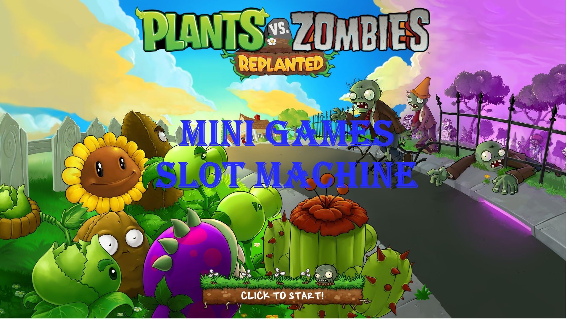 Зомби против растений! Plants vs Zombies: Replanted Mini games SLOT machine# Обучение! ПвЗ PvZ смотреть онлайн
