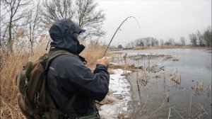 Зимний спиннинг на реке. Случай на рыбалке