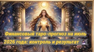 Финансовый таро-прогноз на июль 2026 года: контроль и результат 🔮