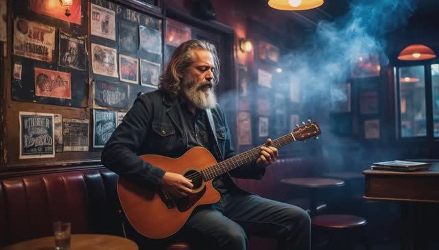 Блюз в стиле - Whiskey Blues. смотреть онлайн