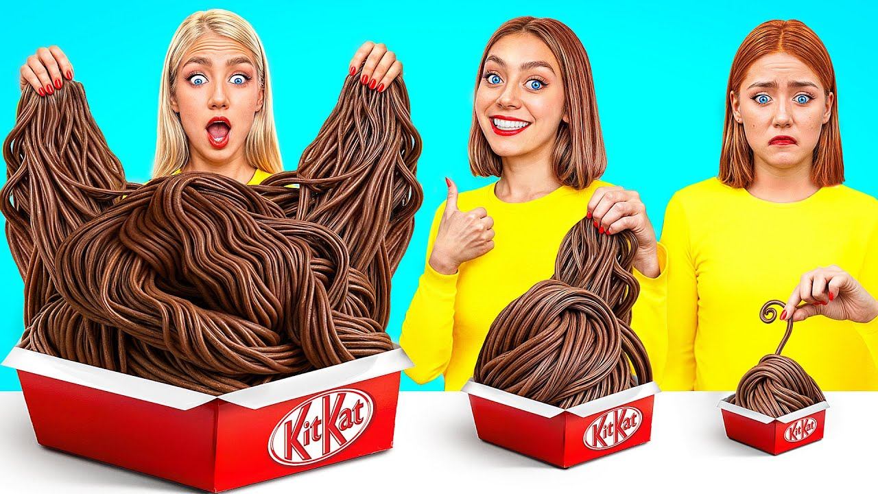 Большая, Средняя или Маленькая Тарелка Челлендж | Кухонные Лайфхаки и Хитрости от Multi DO Challenge смотреть онлайн