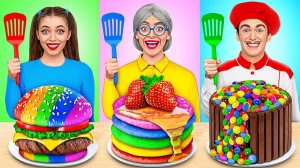 Кулинарный Челлендж: Я против Бабушки | Съедобная Битва от Multi DO Challenge