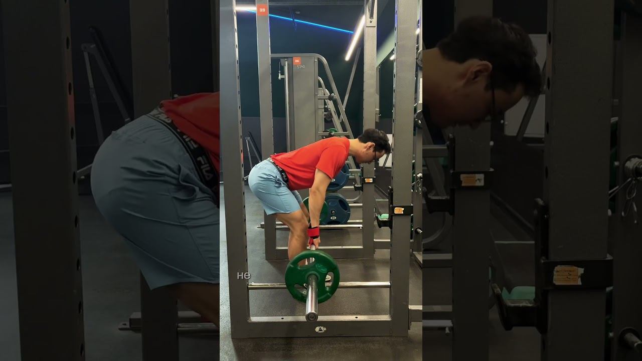 Румынская тяга со штангой