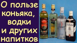 О пользе коньяка, водки и других спиртных напитков