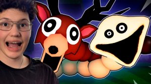 ГОЛОДНЫЙ ЧЕРВЯК В 99 НОЧЕЙ В ЛЕСУ! РЕАКЦИЯ НА РОБЛОКС АНИМАЦИЮ