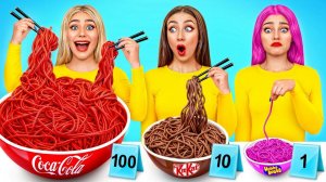 100 Слоев Еды Челлендж | Съедобная Битва от Multi DO Challenge