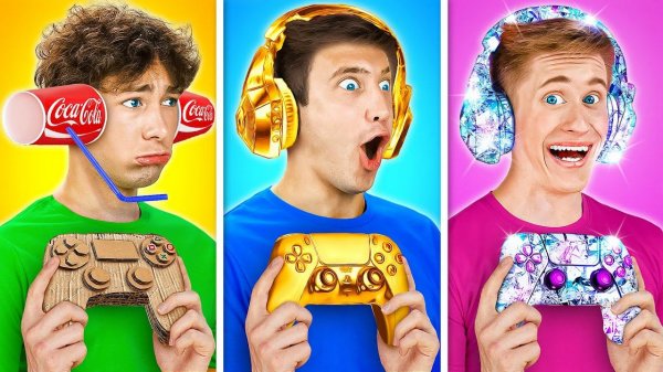 Богатый геймер vs Бедный геймер Челлендж от Multi DO Challenge