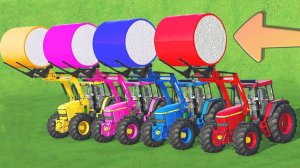МАШИНКИ ВИДЕО ПРО МАШИНКИ УПРАВЛЯЕМ ЦВЕТНЫМИ ТРАКТОРАМ ВОЗИМ ГРУЗ ЦВЕТНЫЕ МАШИНКИ ИГРУШКИ МАШИНКИ