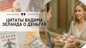 Цитаты Вадима Зеланда о деньгах
