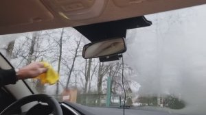 Как отмыть лобовое стекло изнутри идеально?!