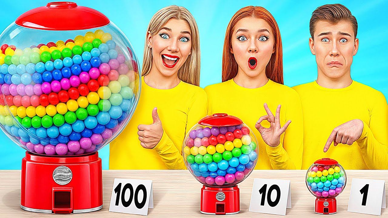 100 Слоев Еды Челлендж | Смешные Рецепты с Едой от Multi DO Challenge смотреть онлайн