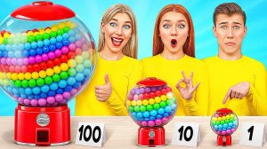 100 Слоев Еды Челлендж | Смешные Рецепты с Едой от Multi DO Challenge
