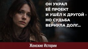 Истории из жизни. Он украл её проект и ушел к другой... Жизненные истории, Аудиорассказы