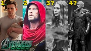 4 ТИЗЕРА Мстителей: Судный День. Стив, Тор и кто ещё?