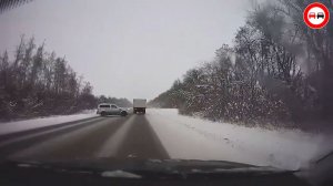 Подборка не для слабонервных! Аварии на зимней дороге.