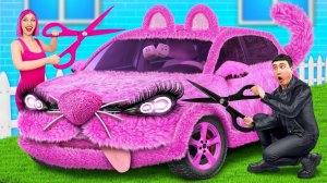 Розовая машина vs Черная машина Челлендж | Смешные cитуации от Multi DO Challenge