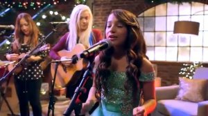 A Girl sings We wish you a Merry Christmas in a new style (2)