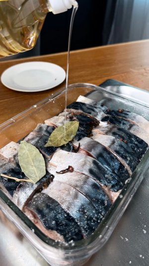 Масляная скумбрия к новому году