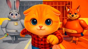 ПОБЕГ ИЗ ТЮРЬМЫ БАРРИ НО ЭТО ЗВЕРОПОЛИС! ЗЛЫЕ ЖИВОТНЫЕ ПРОТИВ КОТА ПЕРСИКА